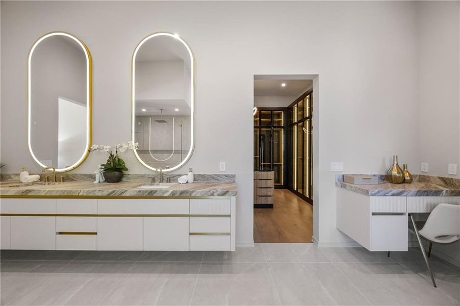 Furnished interior view inside a new home in , Atlanta (Image 9). Furnished interior view inside a new home in , Atlanta (Image 9).