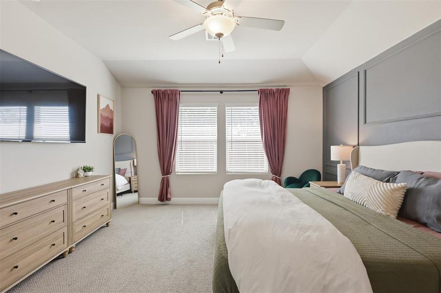 Furnished interior view inside a new home in Tesoro at Chisholm Trail Ranch, Crowley (Image 8).