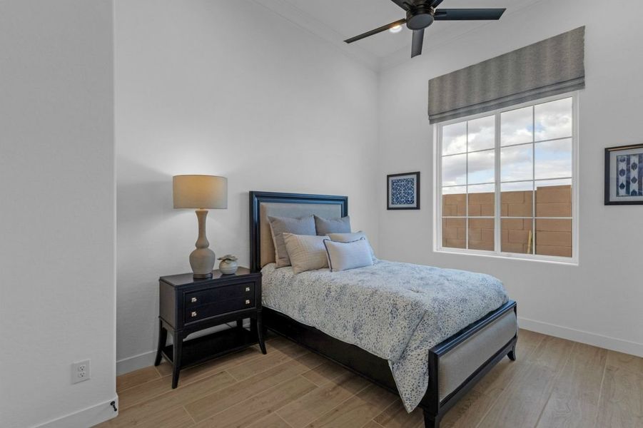 Representative furnished interior of a home built from the Residence Twelve by Blandford Homes in Earnhardt Ranch, Chandler (Image 35).