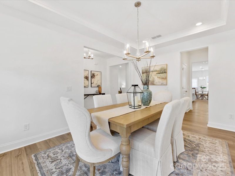 Furnished interior view inside a new home in Cannon Run, Concord (Image 26).