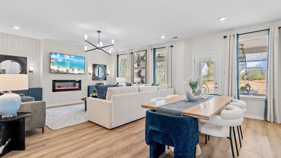 Furnished interior view inside a new home in Bowers Farm, McDonough (Image 11).