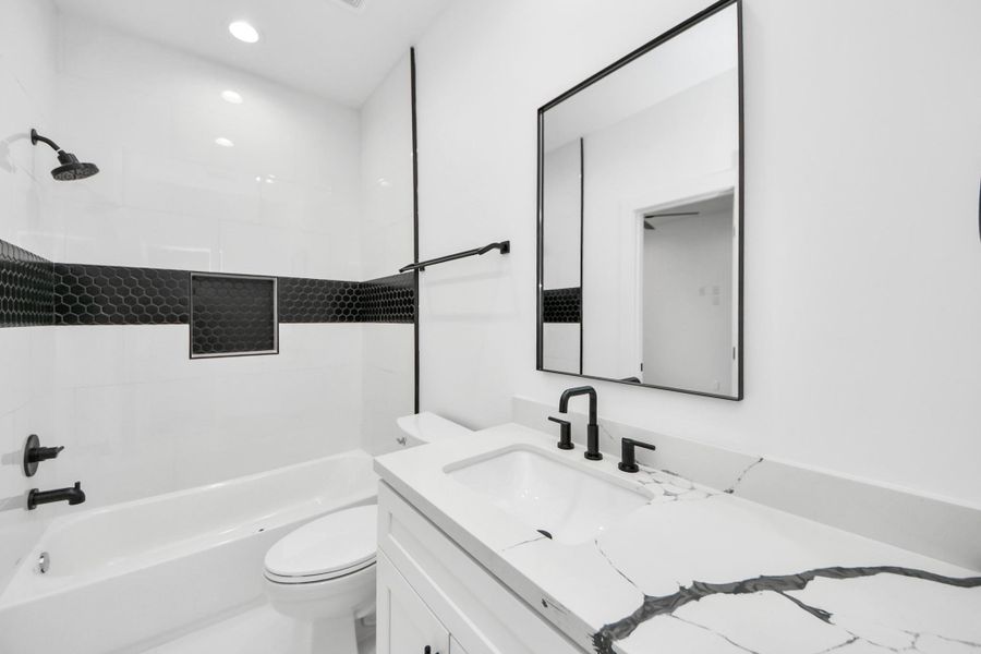 Furnished interior view inside a new home in , Houston (Image 6).