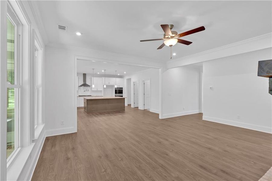Spacious, unfurnished interior of a new home in Ford Landing, Acworth (Image 57).