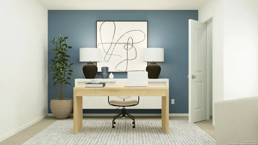 Furnished interior view inside a new home in Willow Point, San Antonio (Image 5).