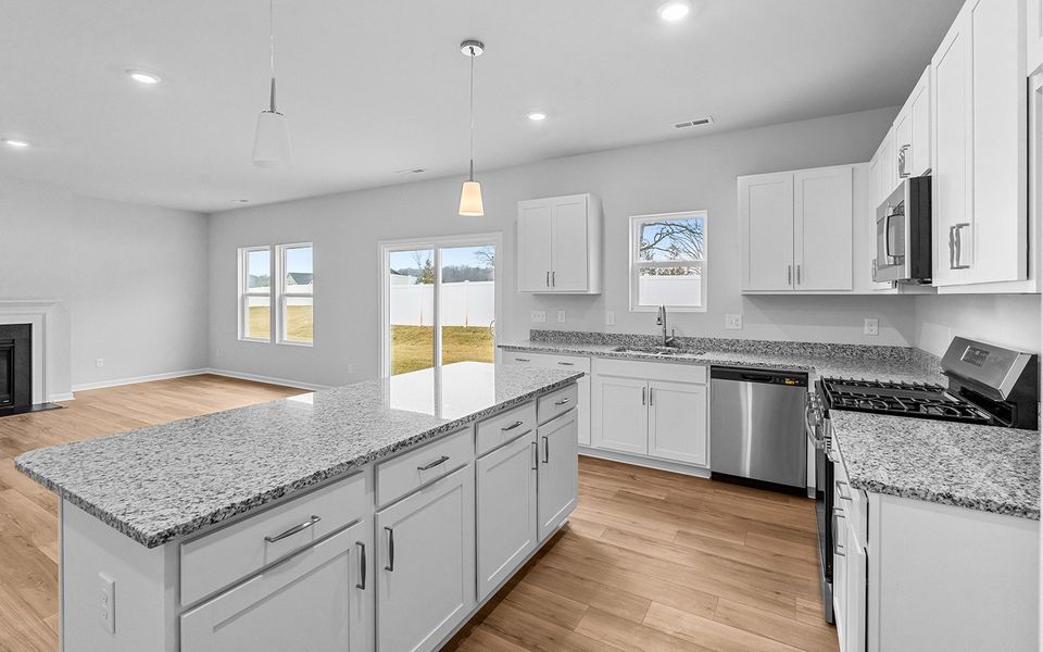 Furnished interior view inside a new home in Hanes Lake, Winston-Salem (Image 10).