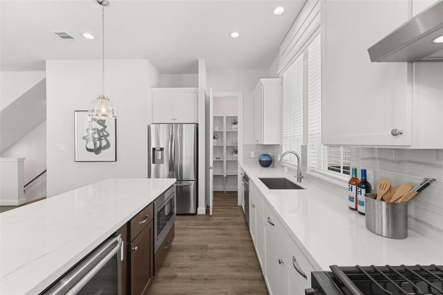 Furnished interior view inside a new home in , Houston (Image 9). Furnished interior view inside a new home in , Houston (Image 9).