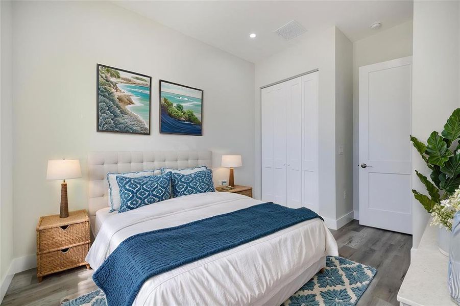 Furnished interior view inside a new home in , Sarasota (Image 15).