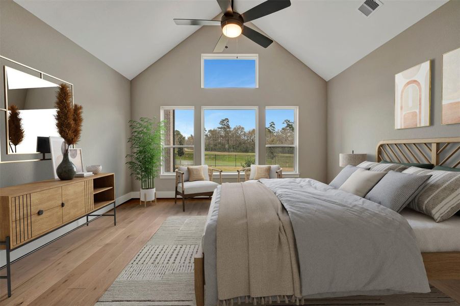 Furnished interior view inside a new home in Briarley, Montgomery (Image 6). Furnished interior view inside a new home in Briarley, Montgomery (Image 6).