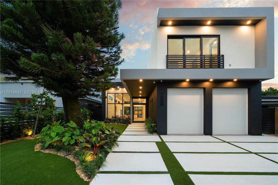Front exterior of a new home in , Miami, FL, highlighting curb appeal (Image 2). Front exterior of a new home in , Miami, FL, highlighting curb appeal (Image 2).