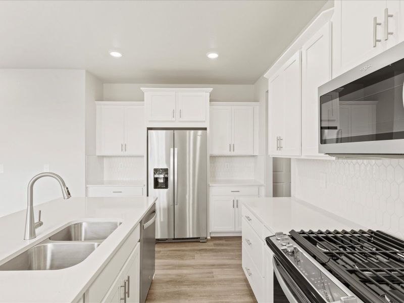 The Chatfield floorplan interior image taken at a Meritage Homes community in Aurora, CO.