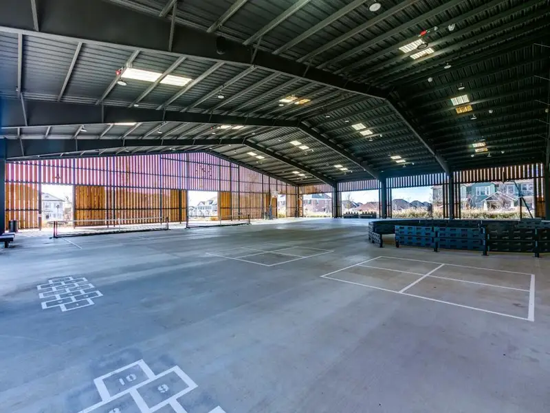 Arena with pickleball, basketball, space for events, playground and more!