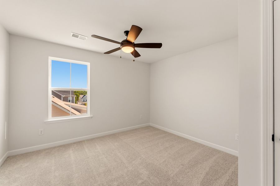 Spacious, unfurnished interior of a new home in Cottages at Lake Emory, Inman (Image 37). Spacious, unfurnished interior of a new home in Cottages at Lake Emory, Inman (Image 37).