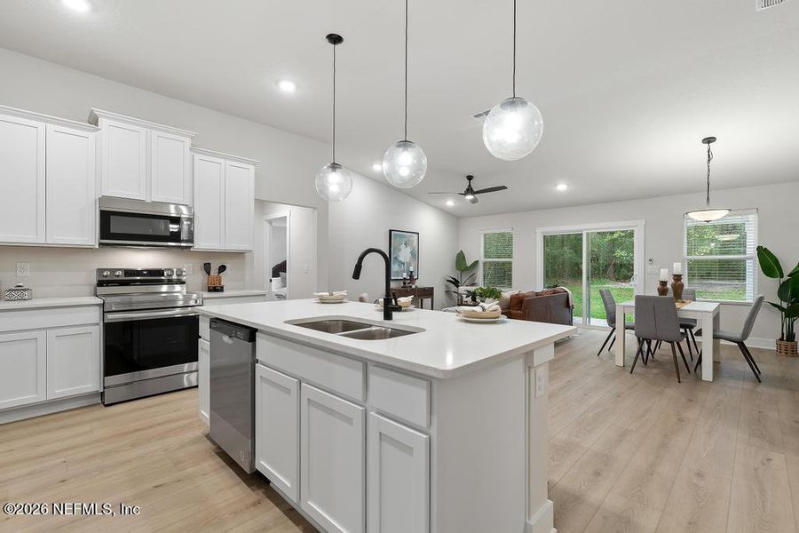 Furnished interior view inside a new home in , Jacksonville (Image 7).