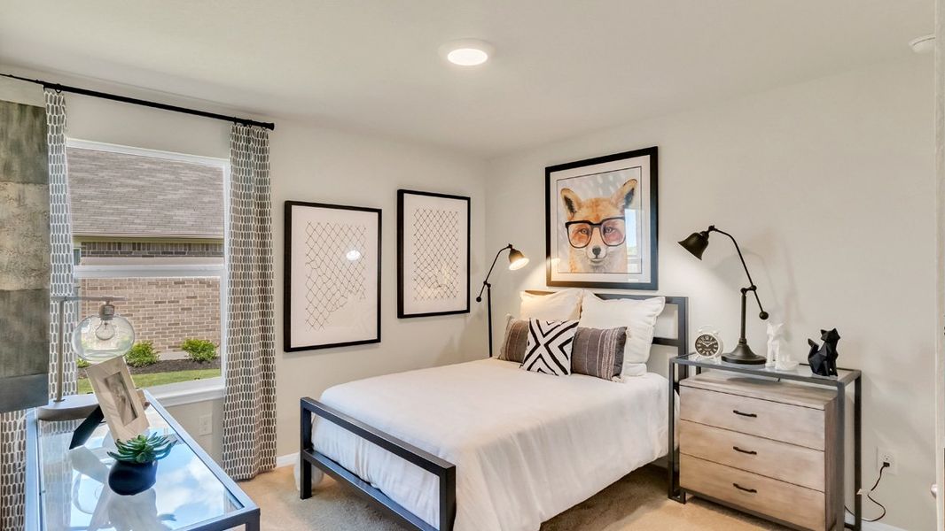 Furnished interior view inside a new home in Monarch Ranch, Manor (Image 8). Furnished interior view inside a new home in Monarch Ranch, Manor (Image 8).