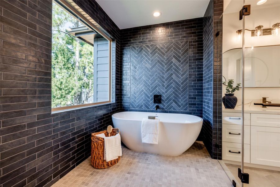 Furnished interior view inside a new home in , Houston (Image 7).