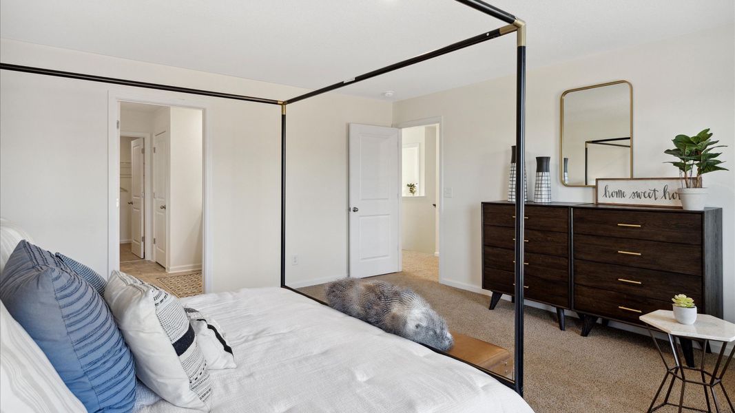 Furnished interior view inside a new home in Hudson Terrace, Bristol (Image 11). Furnished interior view inside a new home in Hudson Terrace, Bristol (Image 11).