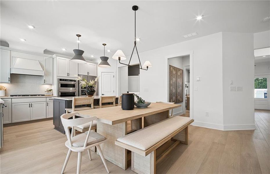 Furnished interior view inside a new home in Rose Creek, Cumming (Image 31). Furnished interior view inside a new home in Rose Creek, Cumming (Image 31).