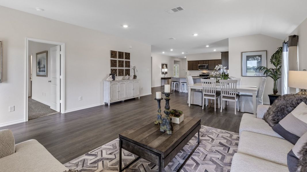Furnished interior view inside a new home in Crane Crossing, Crandall (Image 9).