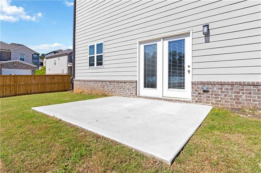 Front exterior of a new home in , Atlanta, GA, highlighting curb appeal (Image 25).