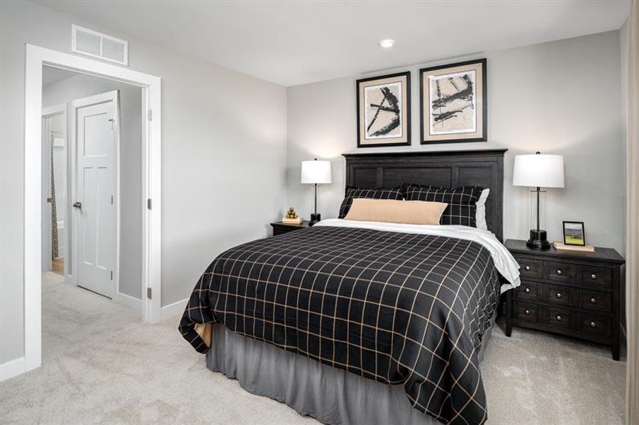 Representative furnished interior of a home built from the Bramante 2-Story by Ryan Homes in Lakes at Riverbend Single Family Homes, Navassa (Image 28).