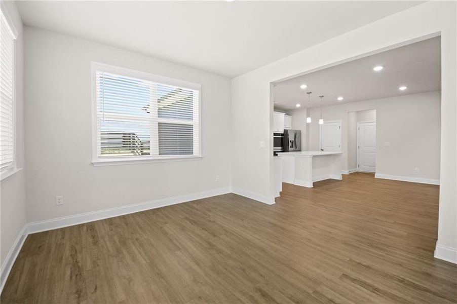 Spacious, unfurnished interior of a new home in Carmichael Farms, Canton (Image 39). Spacious, unfurnished interior of a new home in Carmichael Farms, Canton (Image 39).