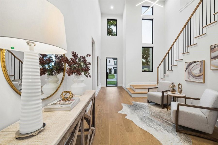 Furnished interior view inside a new home in , Houston (Image 18).