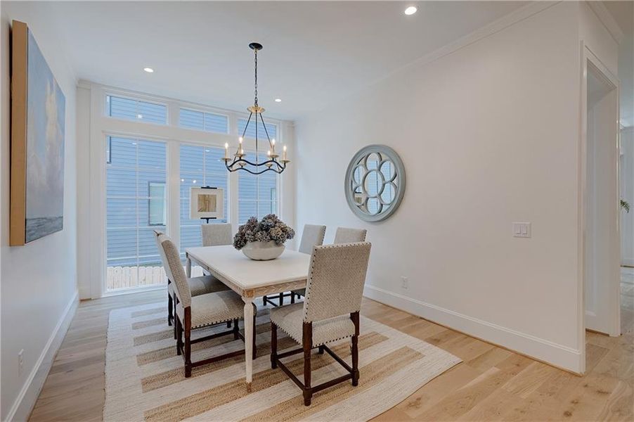 Furnished interior view inside a new home in , Atlanta (Image 67). Furnished interior view inside a new home in , Atlanta (Image 67).