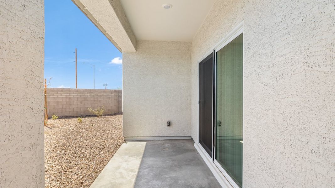 Exterior details and patio area of a home in Trouvaille, Tolleson (Image 1). Exterior details and patio area of a home in Trouvaille, Tolleson (Image 1).