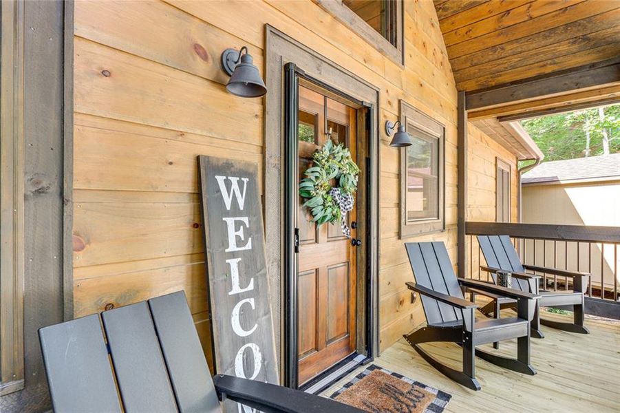 Exterior details and patio area of a home in , Ellijay (Image 31). Exterior details and patio area of a home in , Ellijay (Image 31).