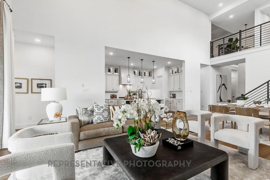 Furnished interior view inside a new home in Kresston, Montgomery (Image 8).