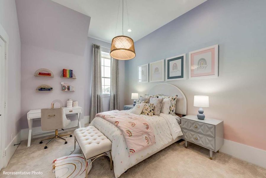 Furnished interior view inside a new home in South Pointe, Mansfield (Image 21).