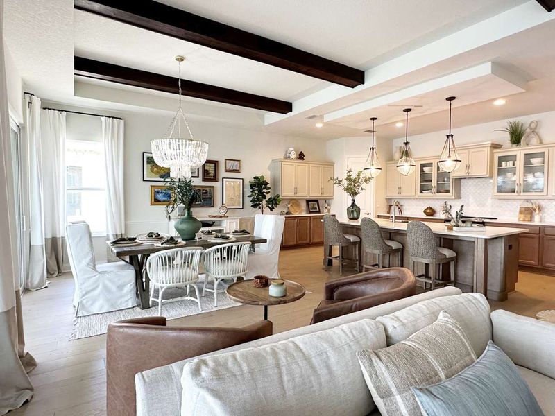 Representative furnished interior of a home built from the Kensington by Paytas Homes in The Reserve at Victoria, Deland (Image 25).