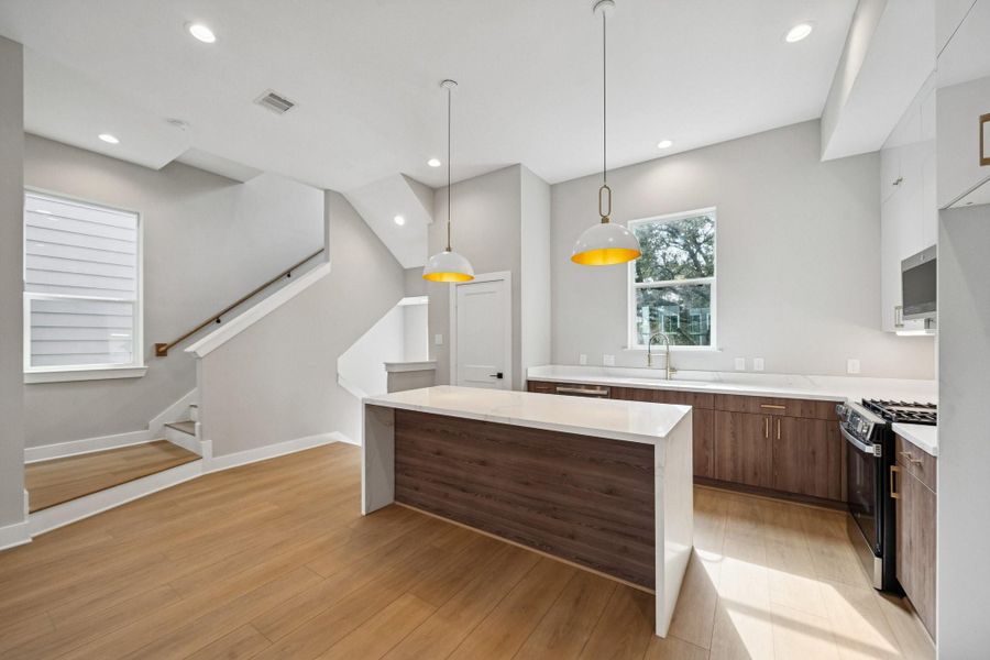 Furnished interior view inside a new home in , Houston (Image 16).