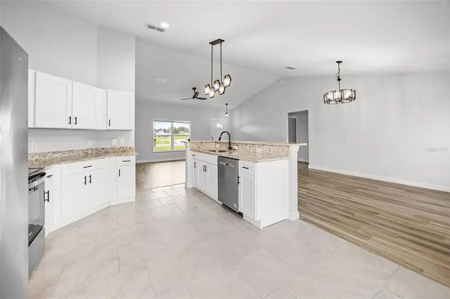 Furnished interior view inside a new home in , Bushnell (Image 7).