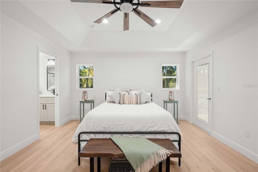 Furnished interior view inside a new home in , Lake Panasoffkee (Image 28).