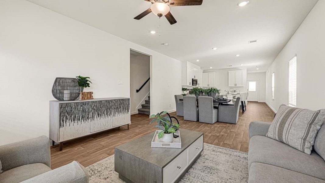 Furnished interior view inside a new home in Emberly, Beasley (Image 13).