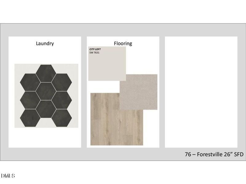 Sample of building materials used in homes in Forestville Yard, Knightdale (Image 19).