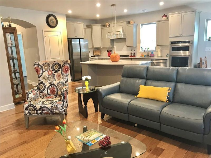 Furnished interior view inside a new home in , Hoschton (Image 11).