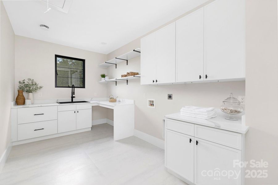 Furnished interior view inside a new home in , Weddington (Image 8).