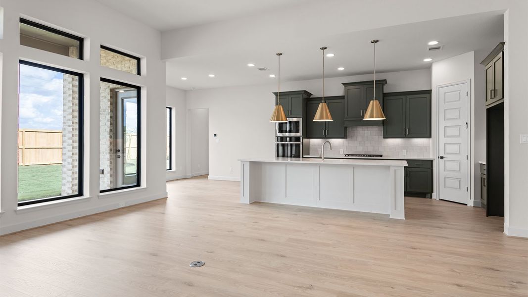 Furnished interior view inside a new home in Meridiana, Manvel (Image 4).