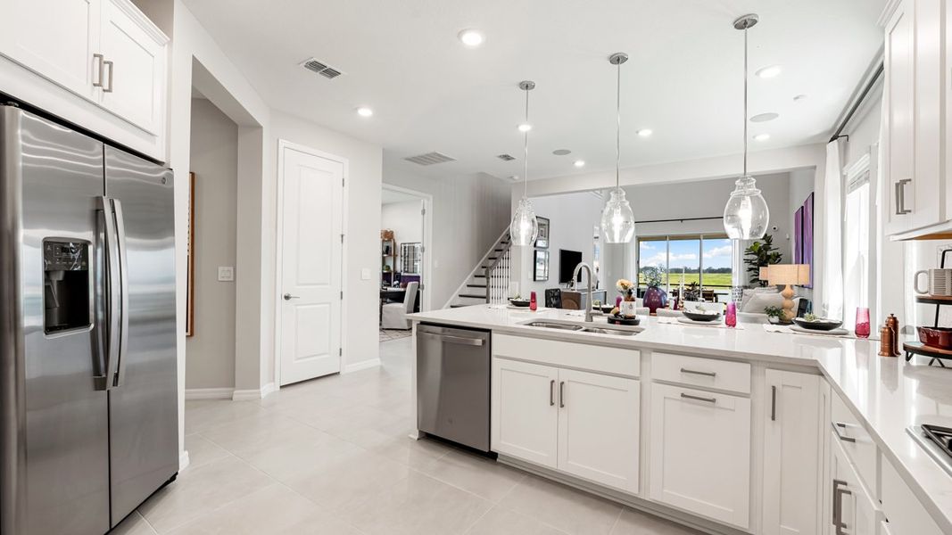 Furnished interior view inside a new home in Firethorn, Parrish (Image 9).