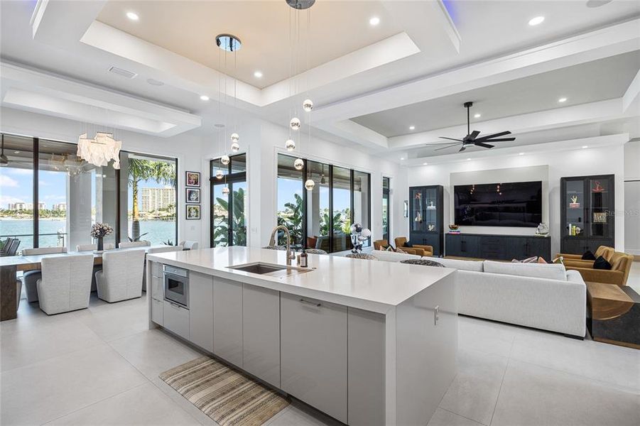 Furnished interior view inside a new home in , St. Petersburg (Image 36).