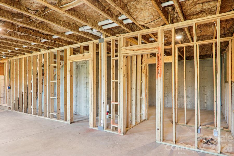 In-progress construction of a new home in Rydele Heights, Asheville, NC (Image 36).