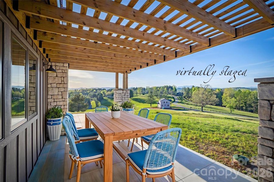 Exterior details and patio area of a home in , Lenoir (Image 3).