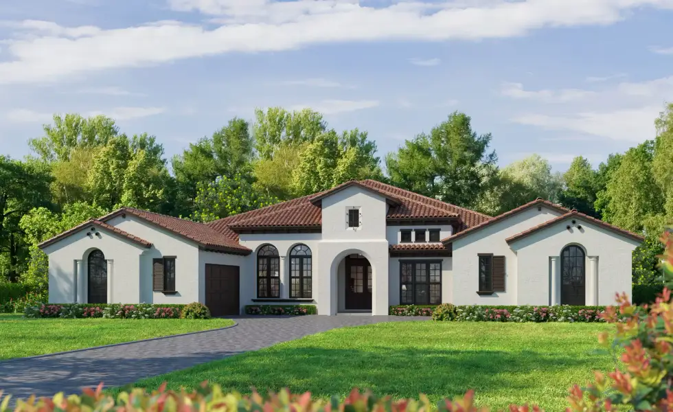 Representative exterior photo of a completed home built from the St. Tropez by ICI Homes in IronCrest, Ocala, FL (Image 2). Representative exterior photo of a completed home built from the St. Tropez by ICI Homes in IronCrest, Ocala, FL (Image 2).