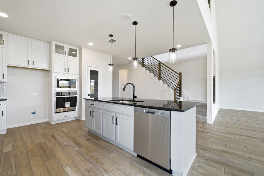 Furnished interior view inside a new home in Megan's Landing, Castroville (Image 7).