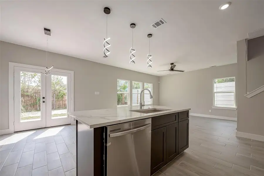 Furnished interior view inside a new home in , Houston (Image 6). Furnished interior view inside a new home in , Houston (Image 6).