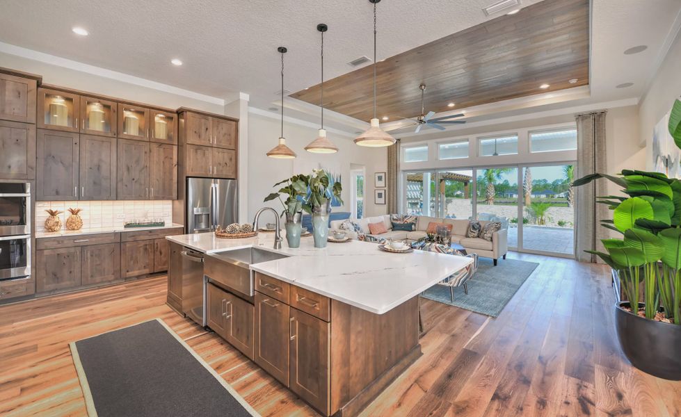 Furnished interior view inside a new home in Amelia National, Fernandina Beach (Image 18).