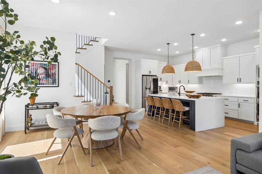 Furnished interior view inside a new home in Fields 50', Frisco (Image 9). Furnished interior view inside a new home in Fields 50', Frisco (Image 9).