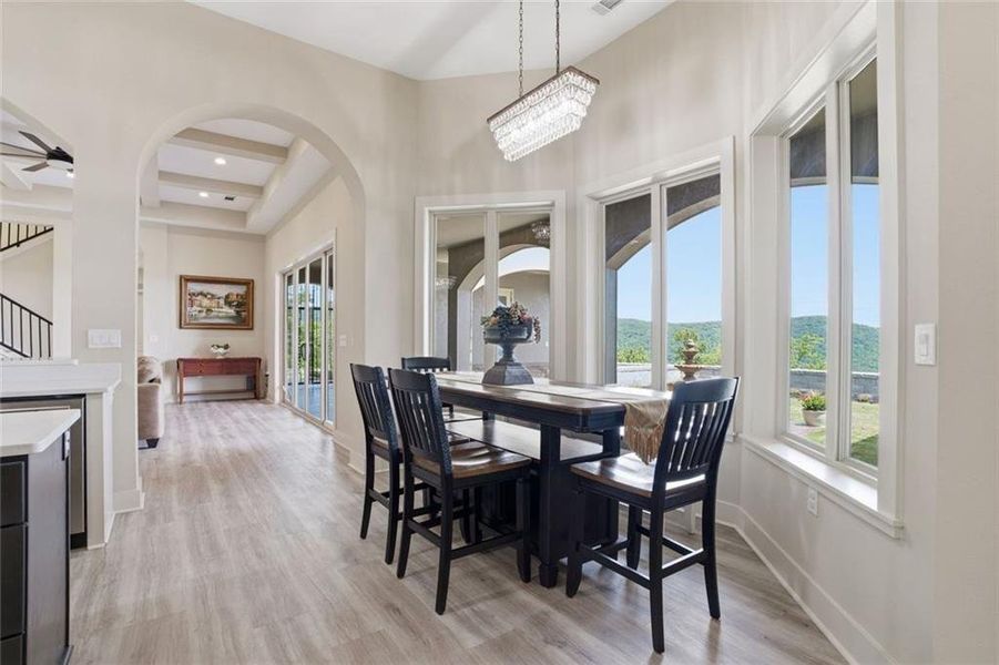 Furnished interior view inside a new home in , Clarkesville (Image 10).